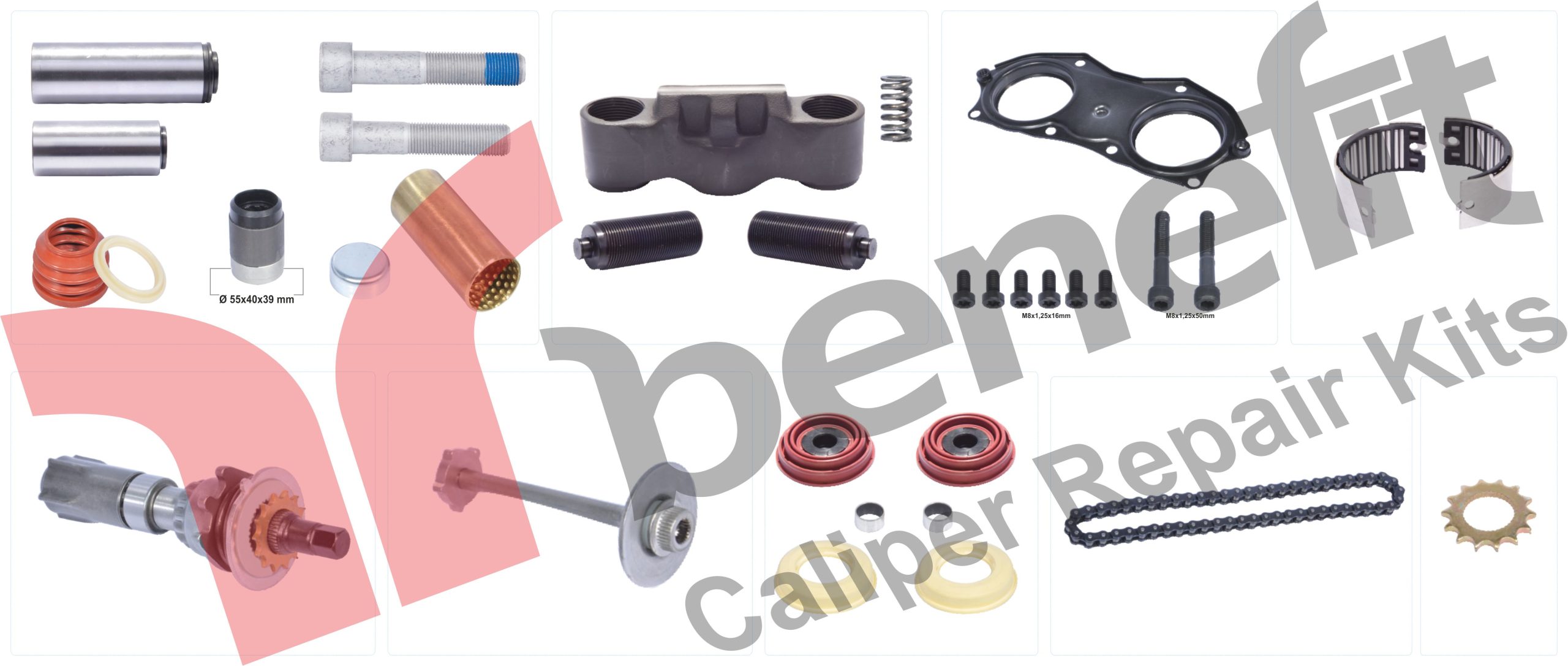 Kaliper Tamir Takımı Komple