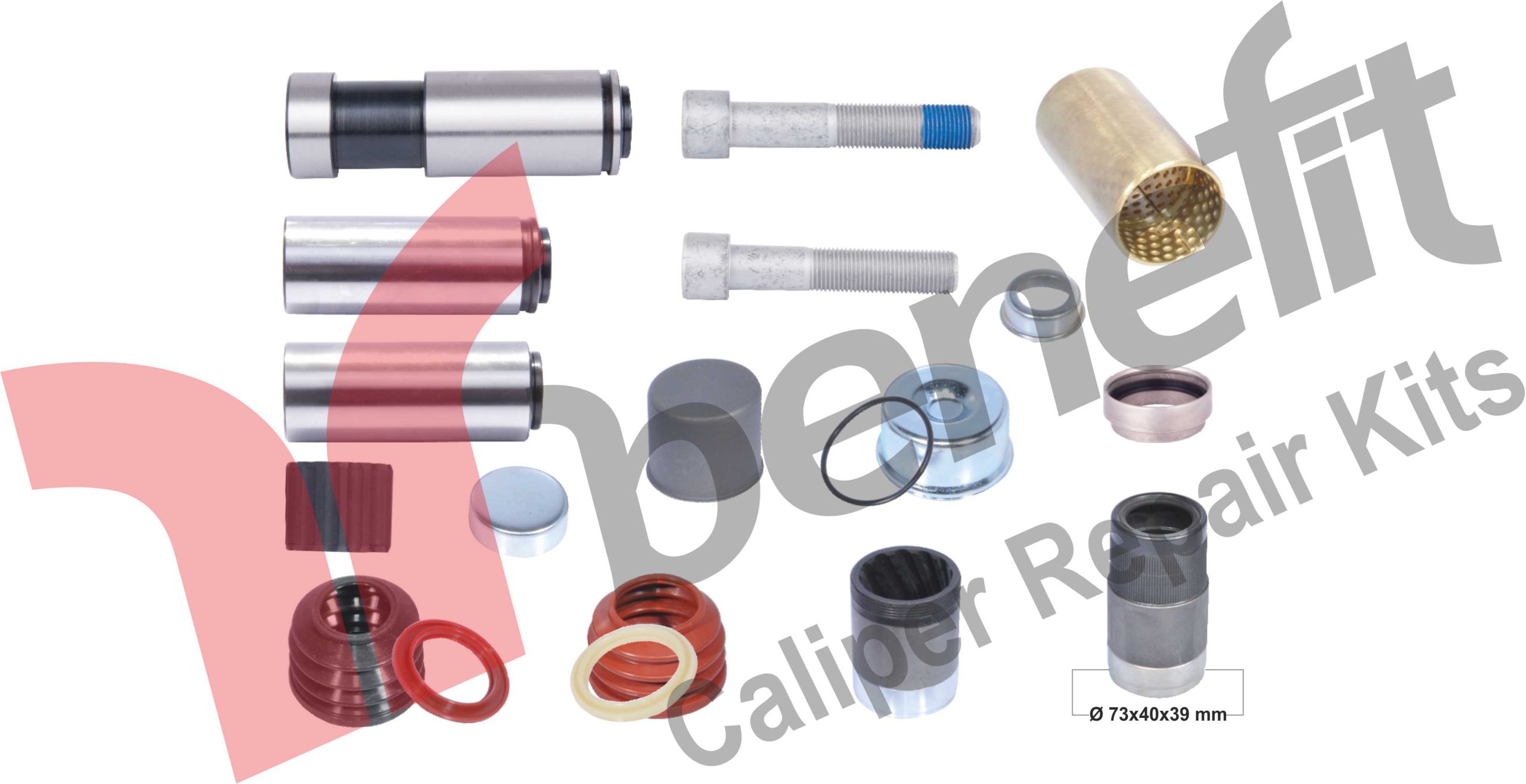 Caliper Guide & Bush Repair Kit