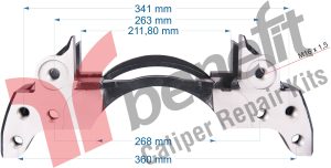 Saf Dingil 19,5 Jant Kaliper Semeri