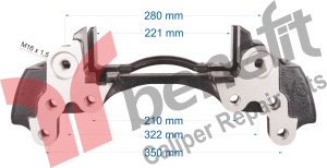 Mercedes Arocs Arka Sol Kaliper Semeri