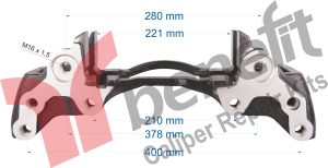 Kaliper Semeri Mercedes Arocs Ön Sol