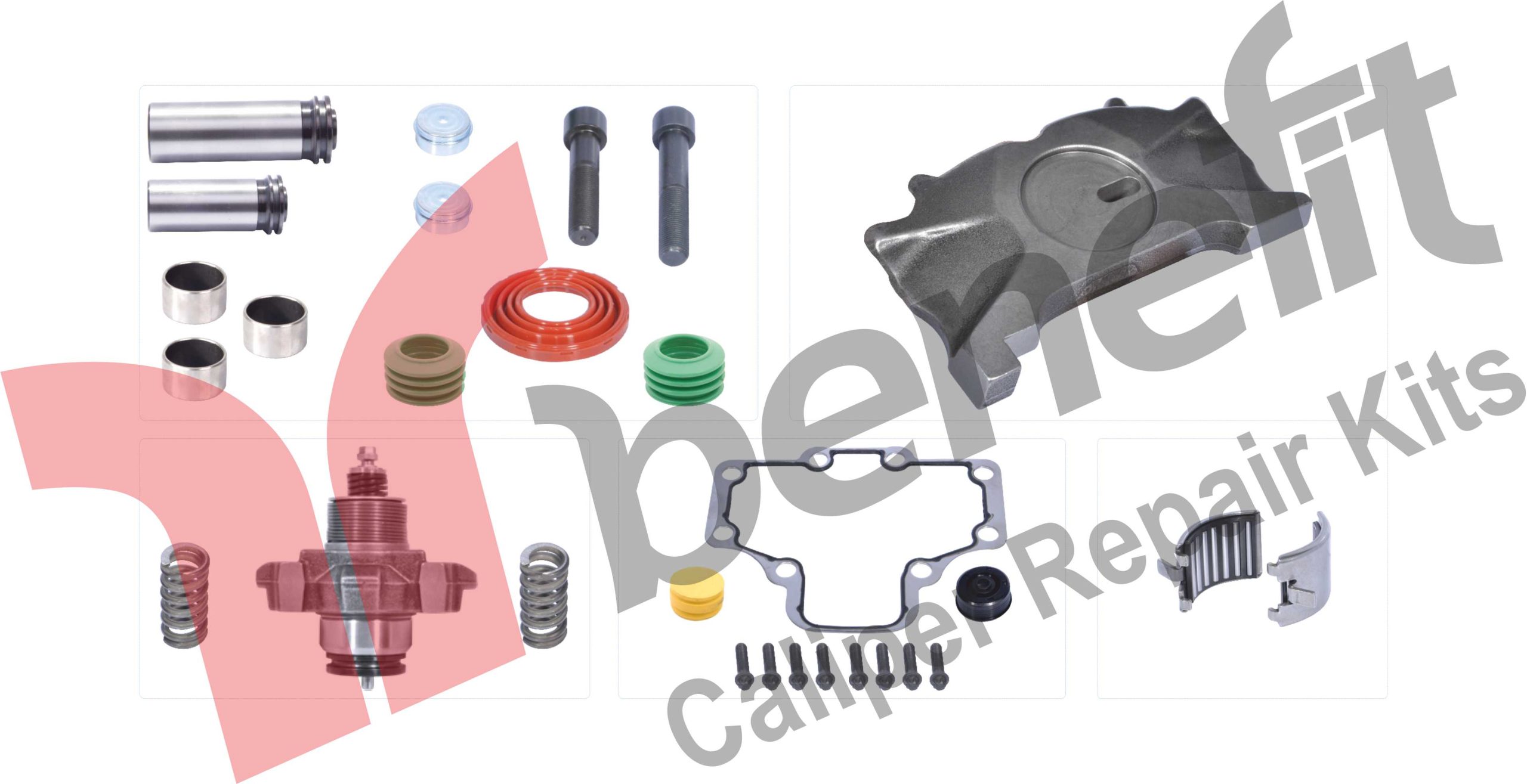 12-153 Man Kaliper Tamir Takımı Komple Sol