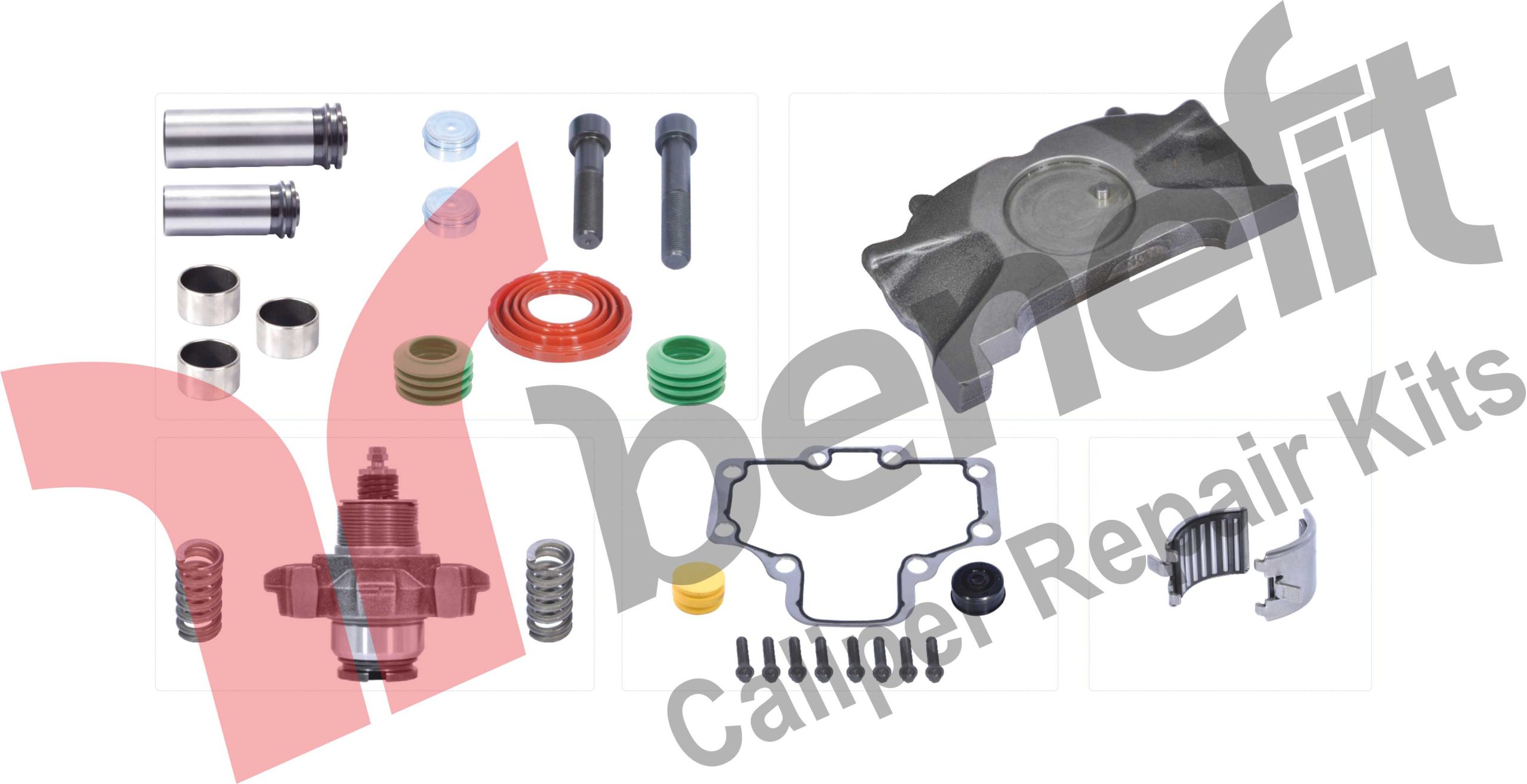 12-153 Man Caliper Repair Kit Complete -L-