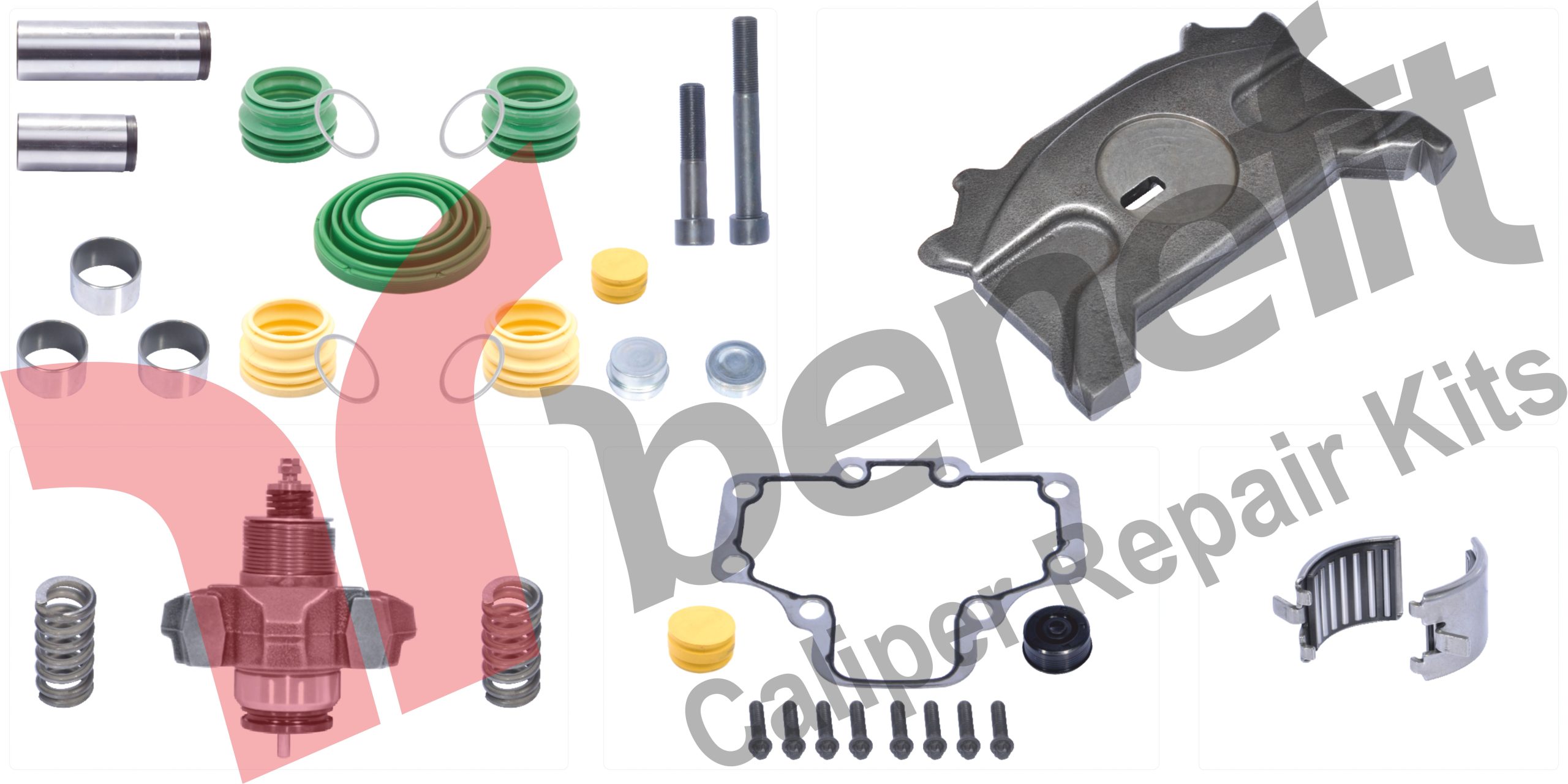 Kaliper Tamir Takımı Komple Saf Dingil Sağ
