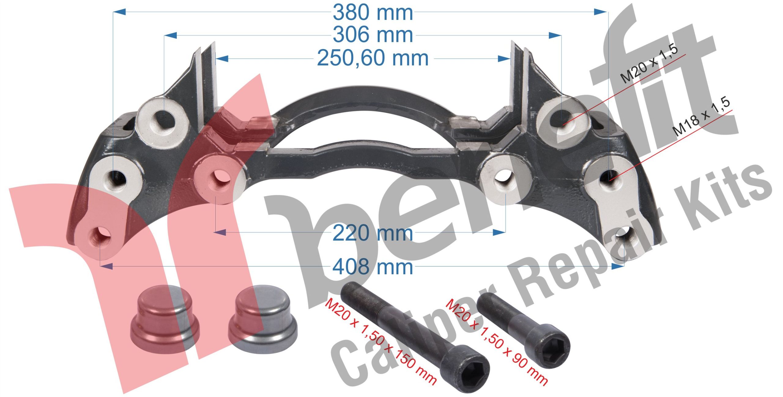 Man 463-464 Kaliper Semer Takımı