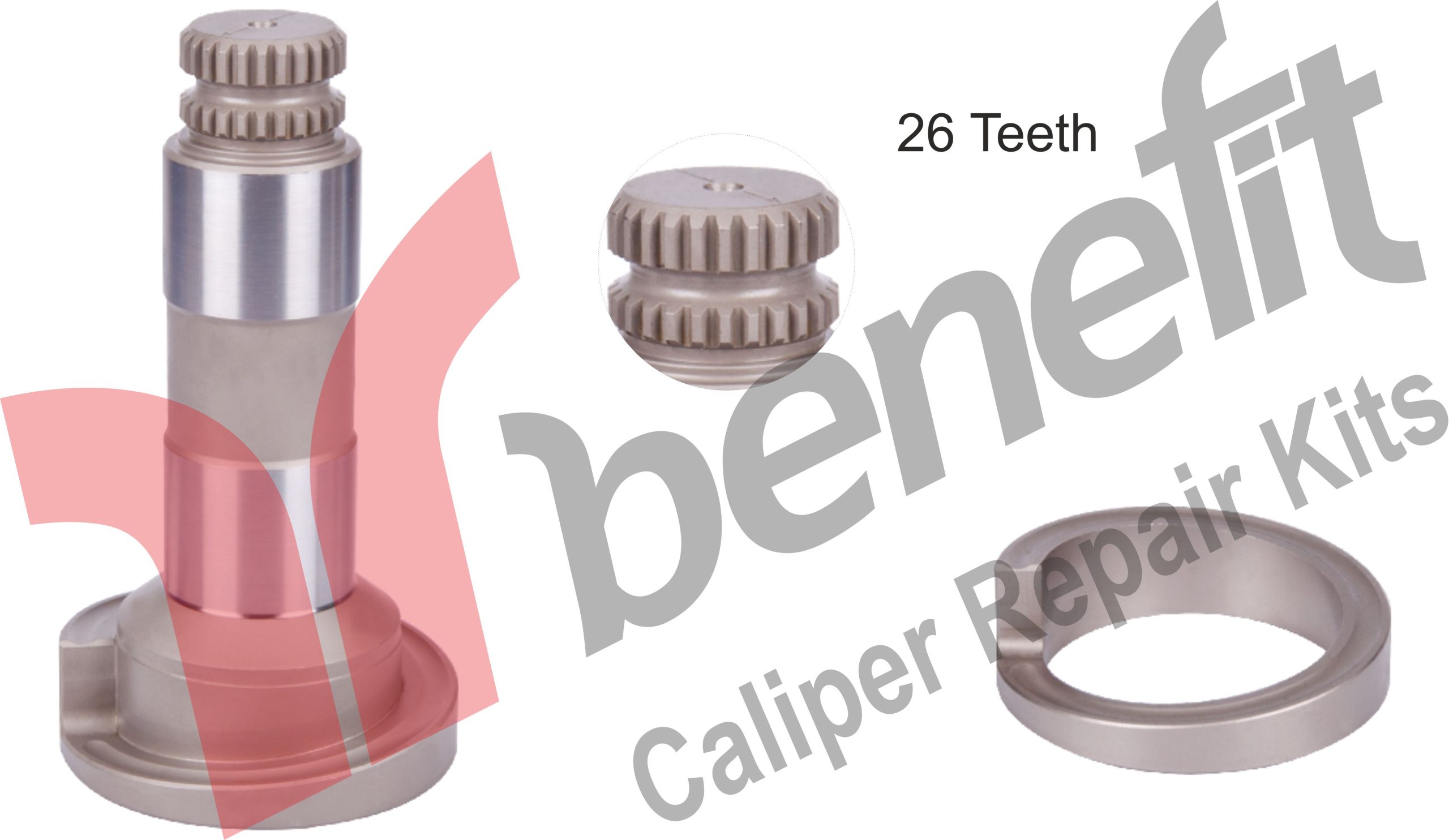 Kaliper Frezeli Mil Arka Sol 26 Diş