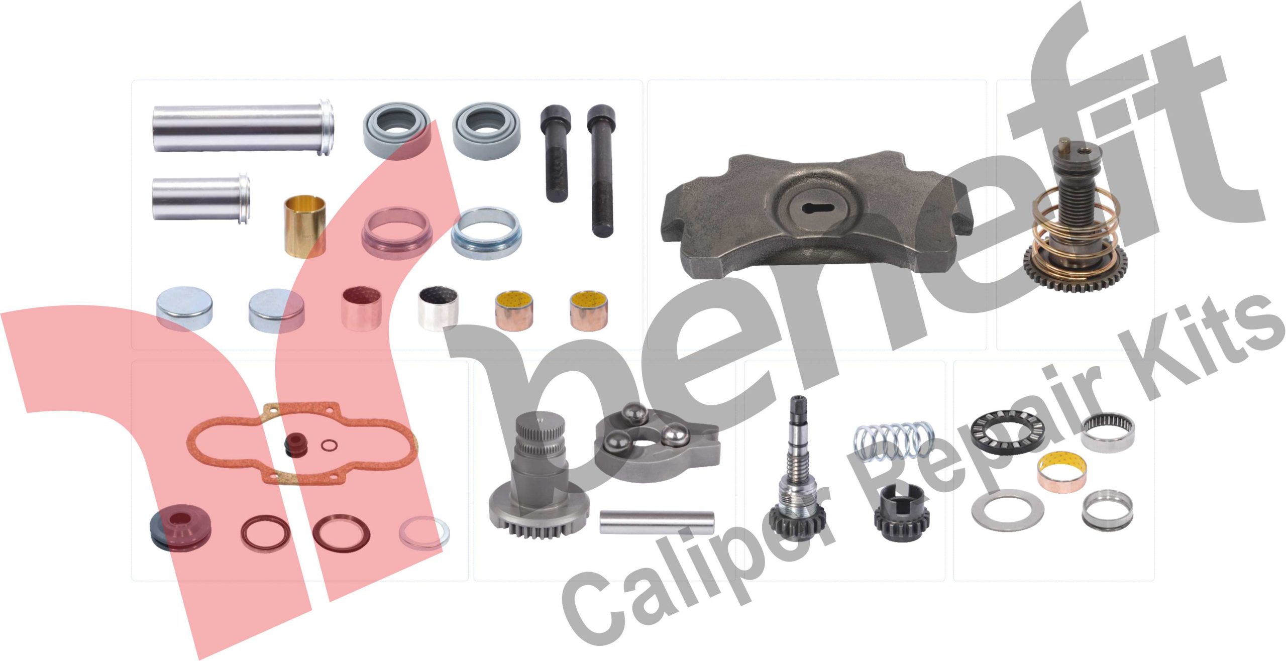Caliper Repair Kit Complete - L-(RENAULT 370-390-400)