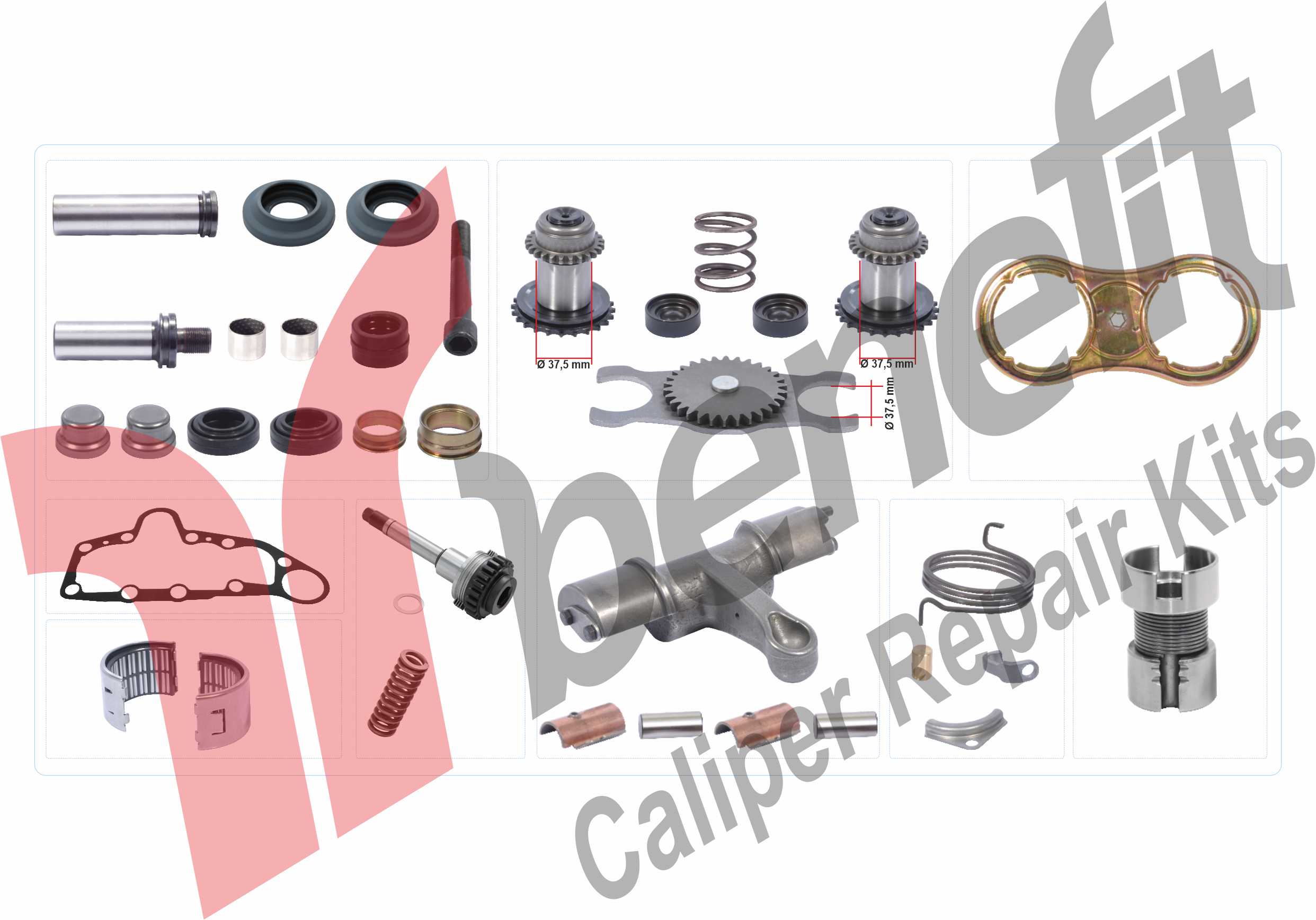 Kaliper Tamir Takımı Komple Sol