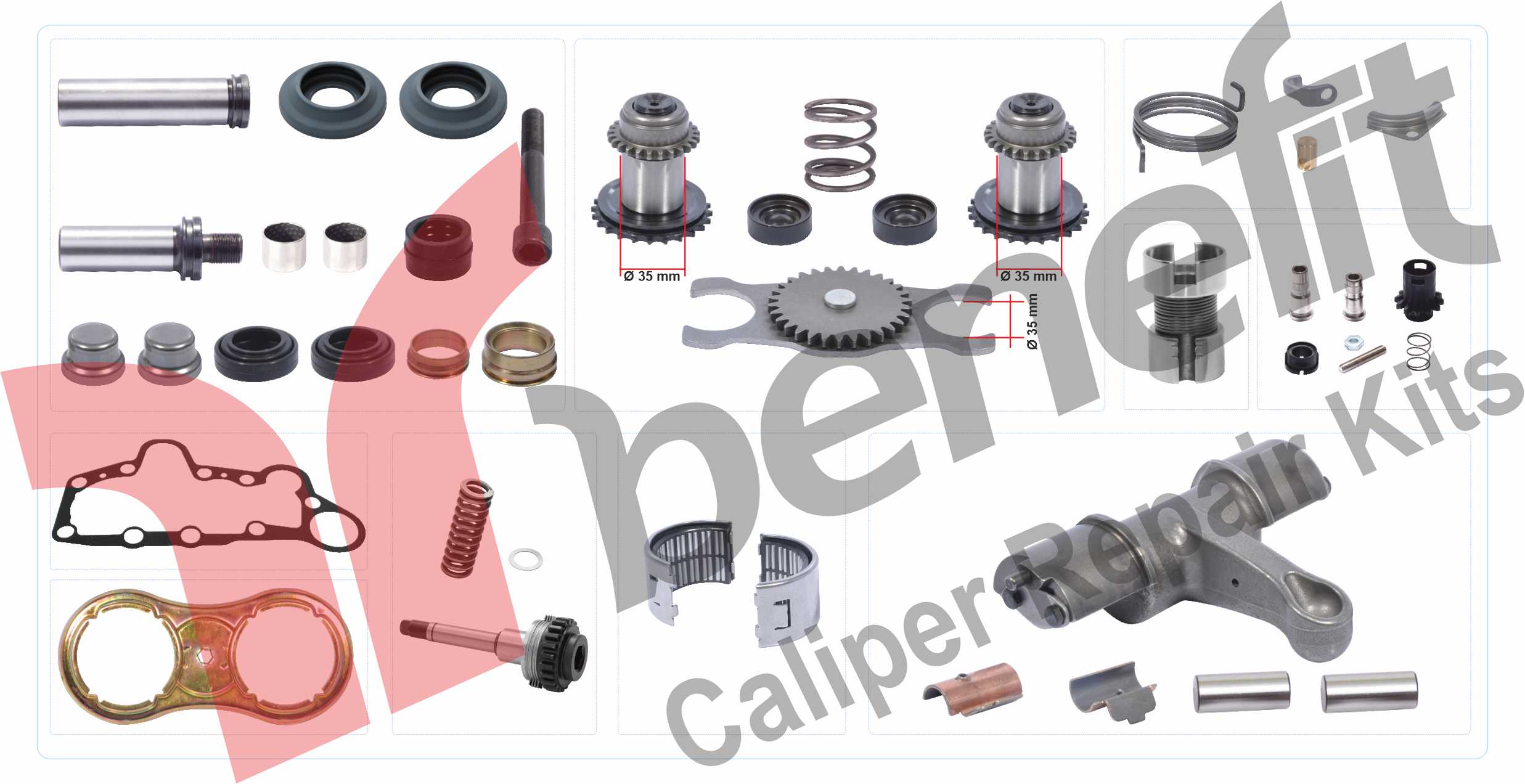 Kaliper Tamir Takımı Komple Sağ