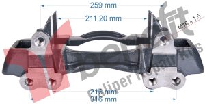 ModulT 4 Delik Kaliper Semeri