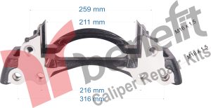 ModulT 19,5 Jant Kaliper Semeri SAF Dingil