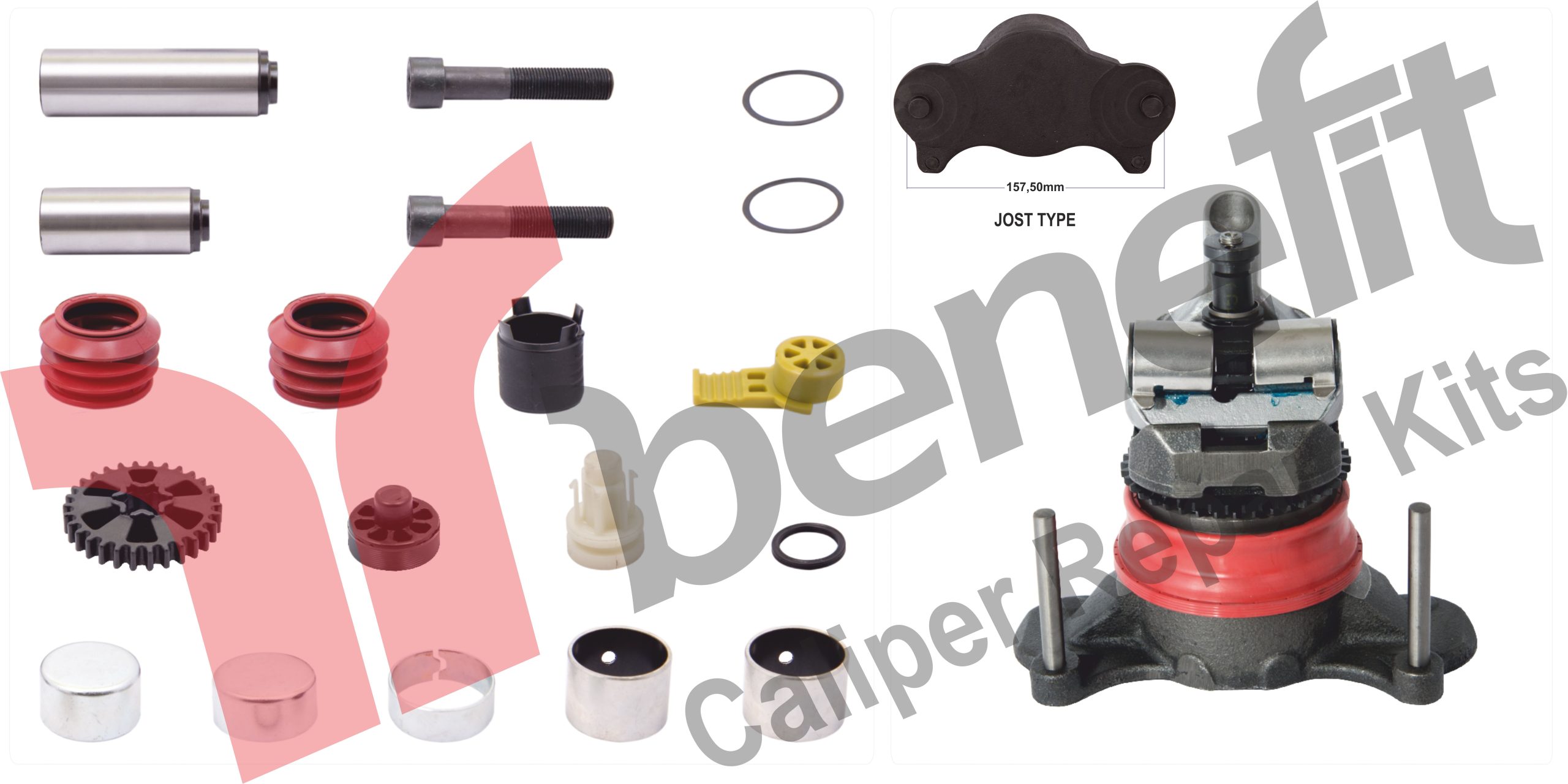 Kaliper Tamir Takımı Komple Jost Dingil