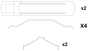 Kaliper İpat Tutucu Takımı