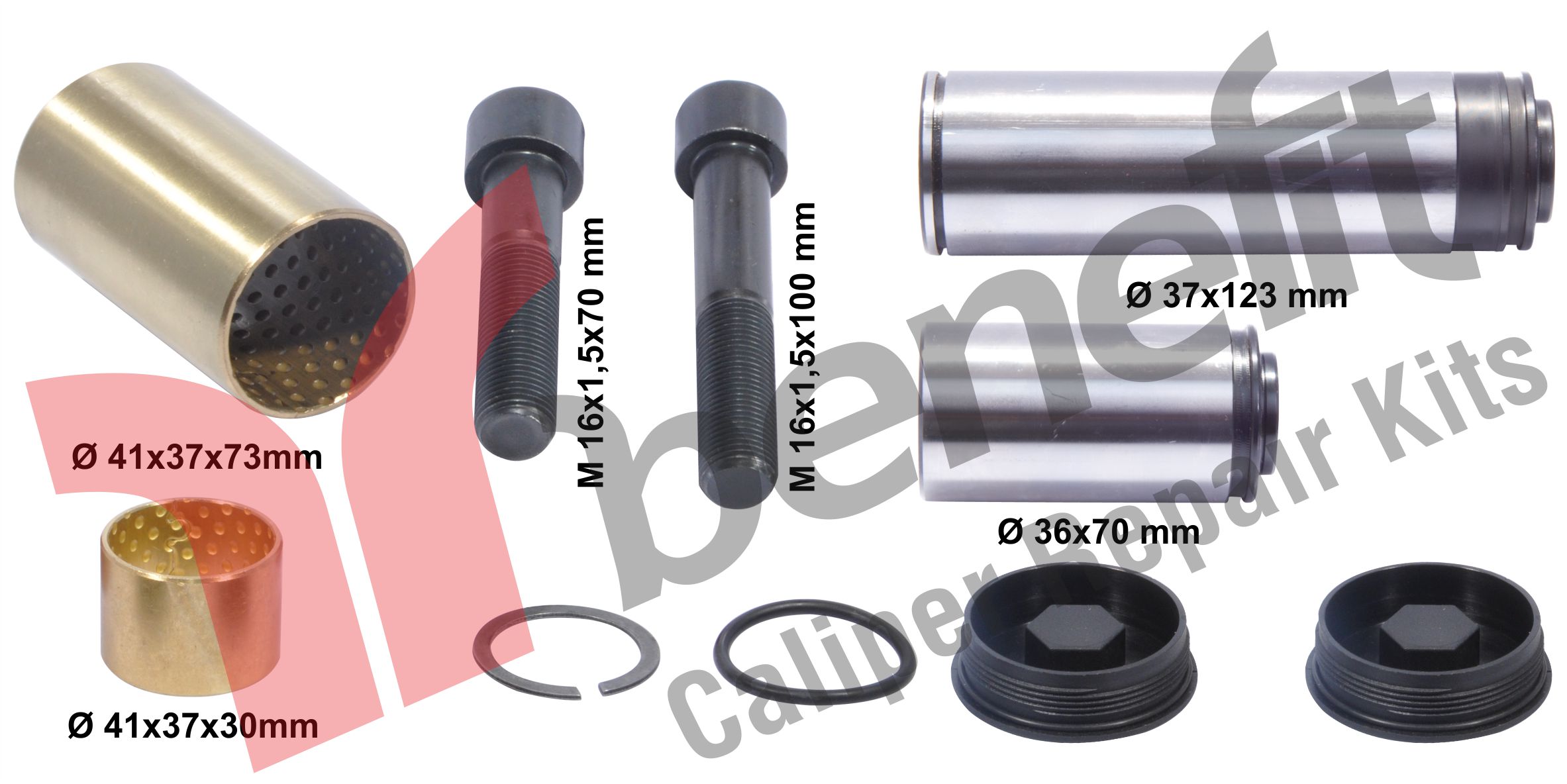 Kaliper Perno Tamir Takımı