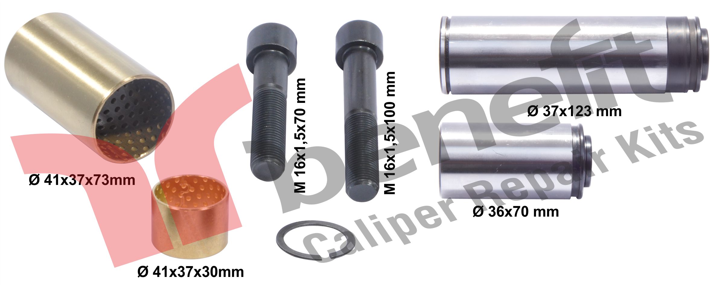 Kaliper Perno Tamir Takımı