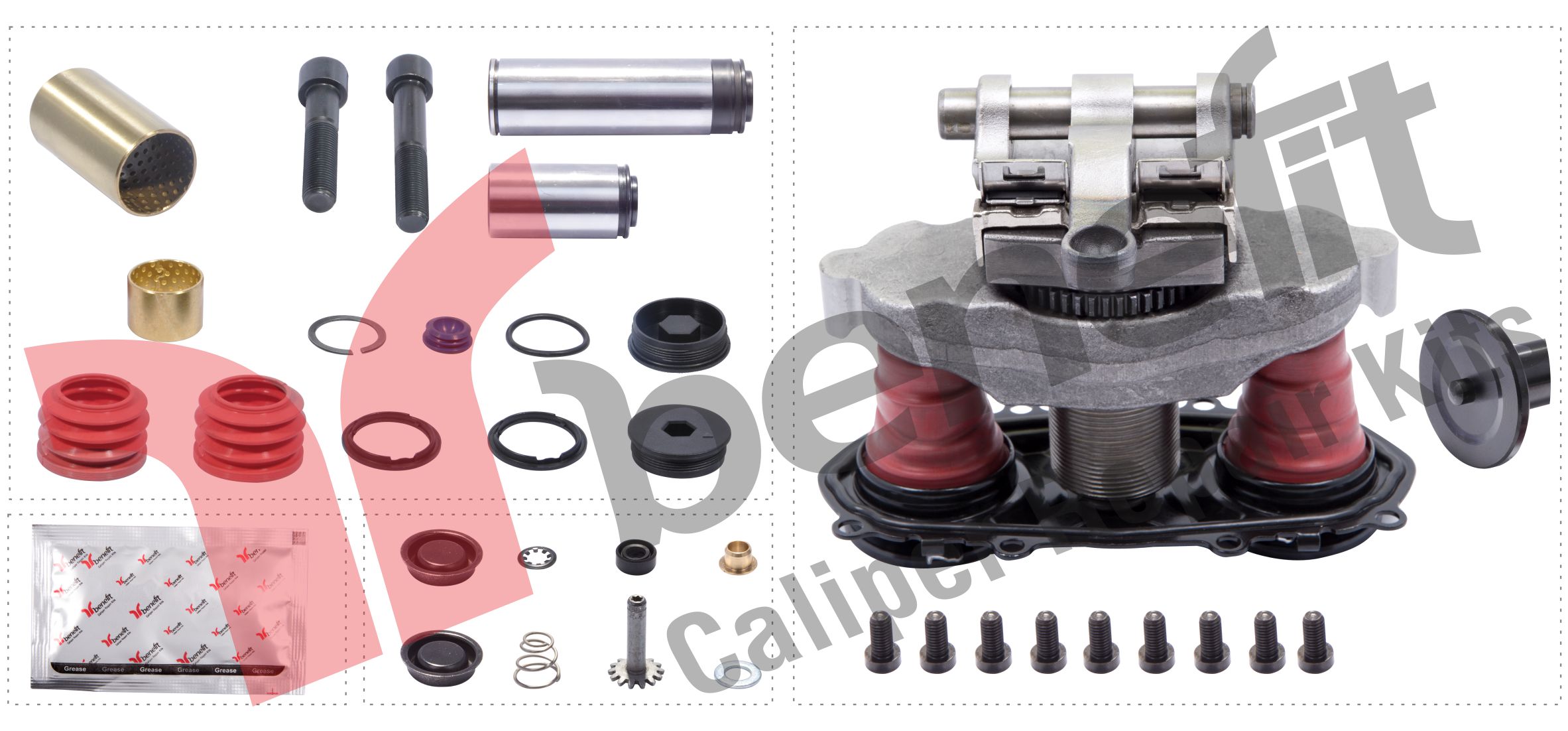 BPW Caliper Repair Kit Complete